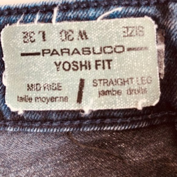 Men’s PARASUCO Acid Wash Yoshi Fit Straight Leg Jeans- Limited Edition - Picture 10 of 16